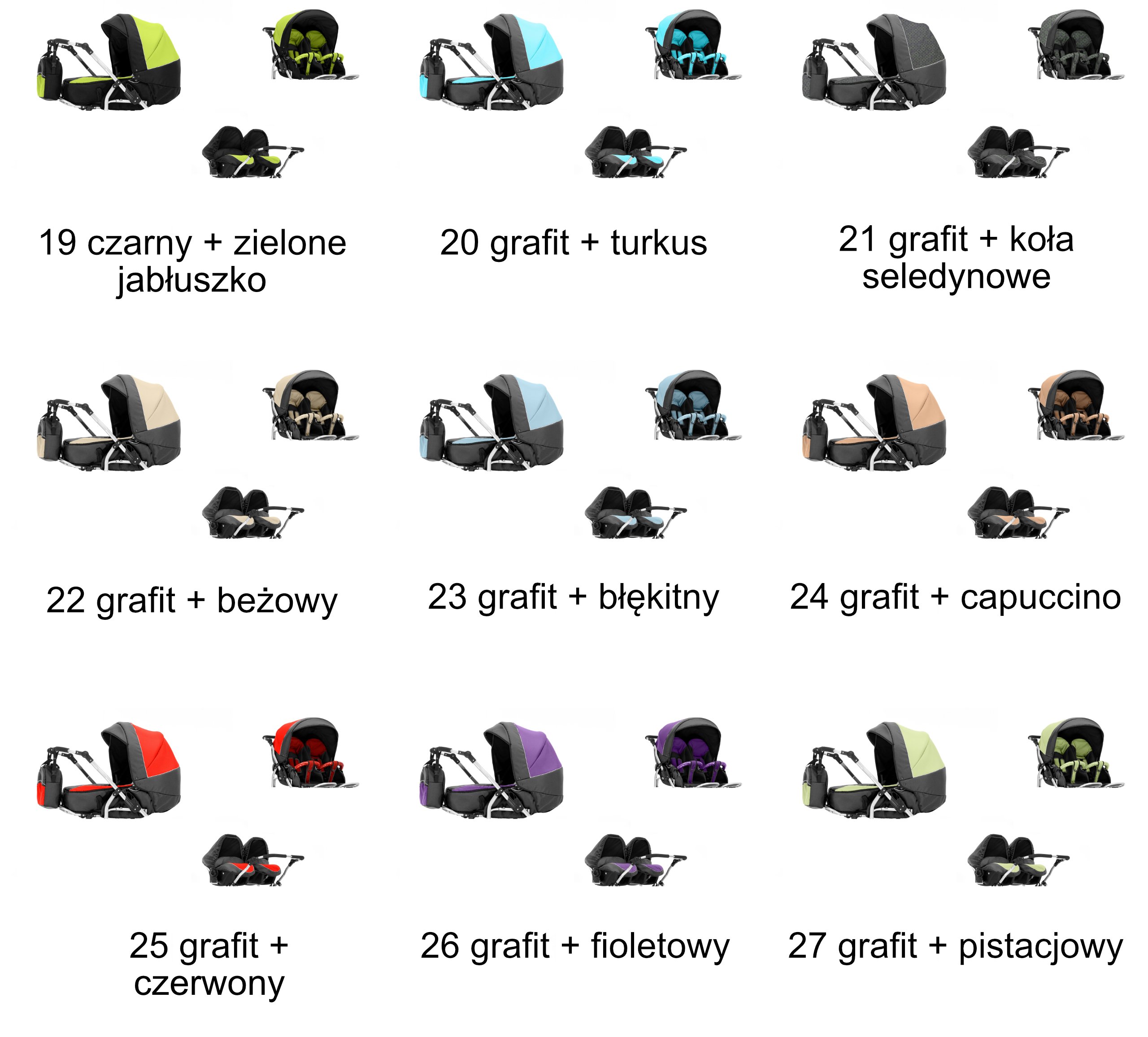 POLSKI WÓZEK NA PASKACH + 2 FOTELIKI ISOFIX + ADAPTER. Waga wózka 19 kg