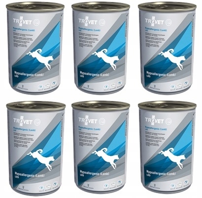 Levně Trovet Dog Lrd Hypoallergenic Lamb 6 x 400 g – s jehněčím masem pro psy