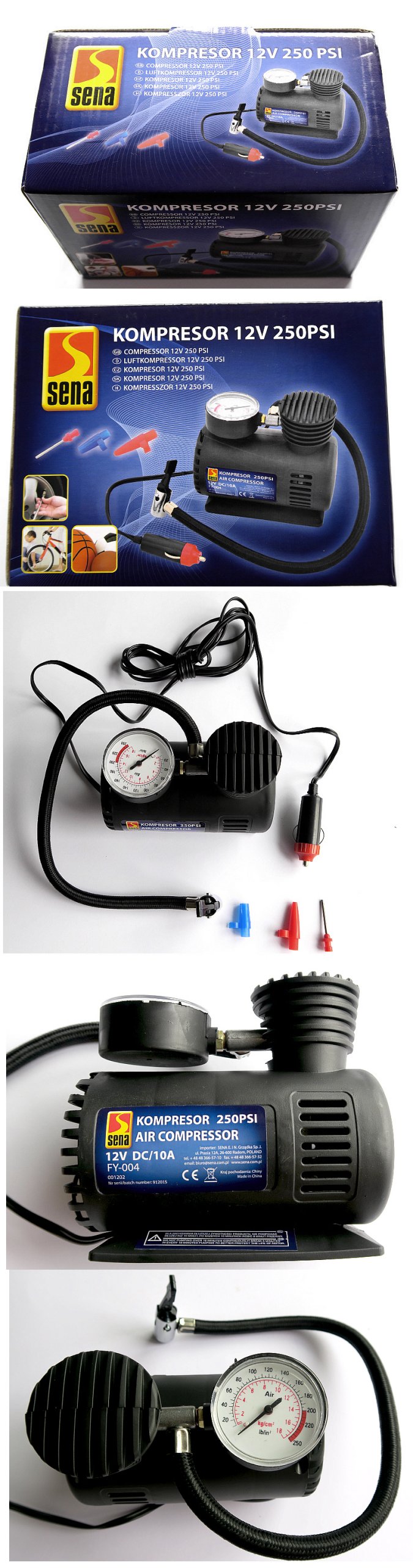 KOMPRESOR SAMOCHODOWY 12V pompka do kół auta opon! Marka inna