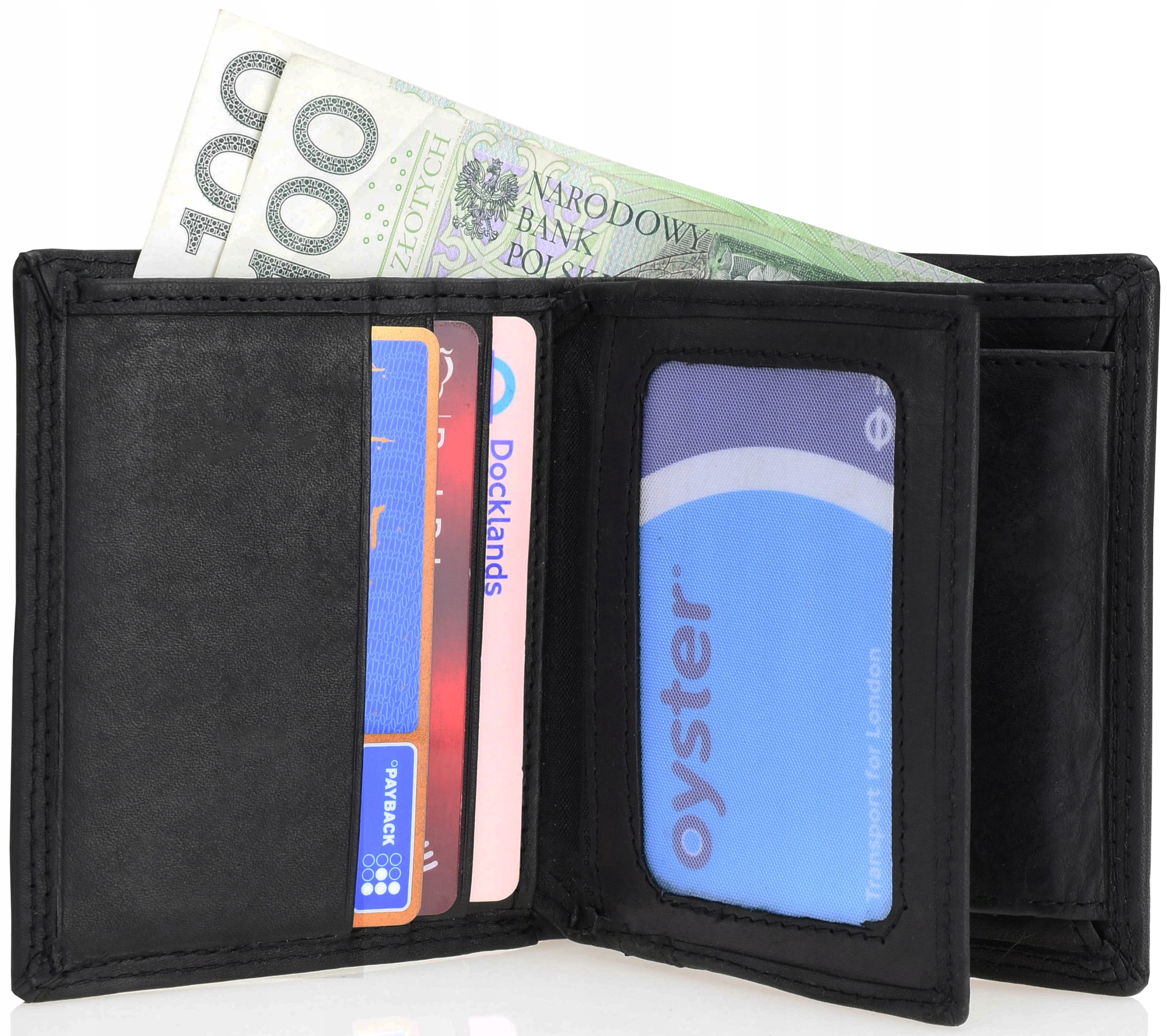 

Portfel Męski Skórzany Skóra Naturalna Rfid NC37
