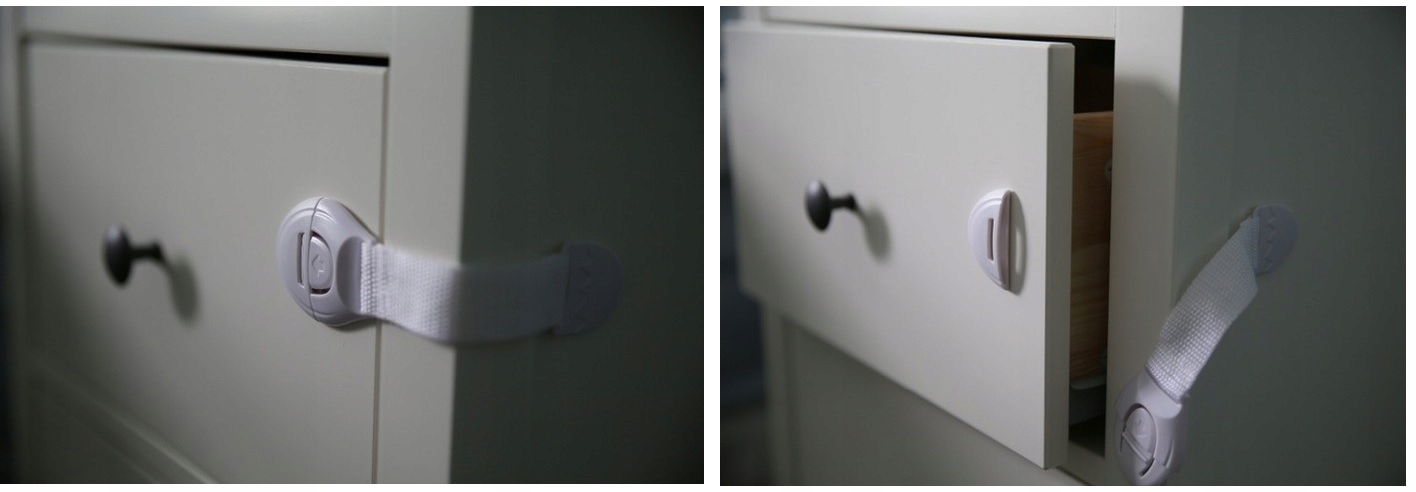 ZABEZPIECZENIE BLOKADA KLIPS TAŚMA MEBLE DRZWI Marka inna marka