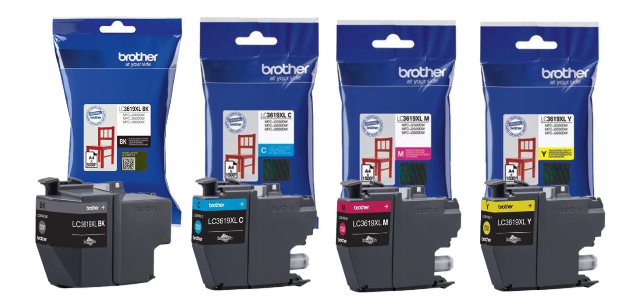 

4 Oryginalne tusze Brother LC3619XL MFC-J2330 Cmyk