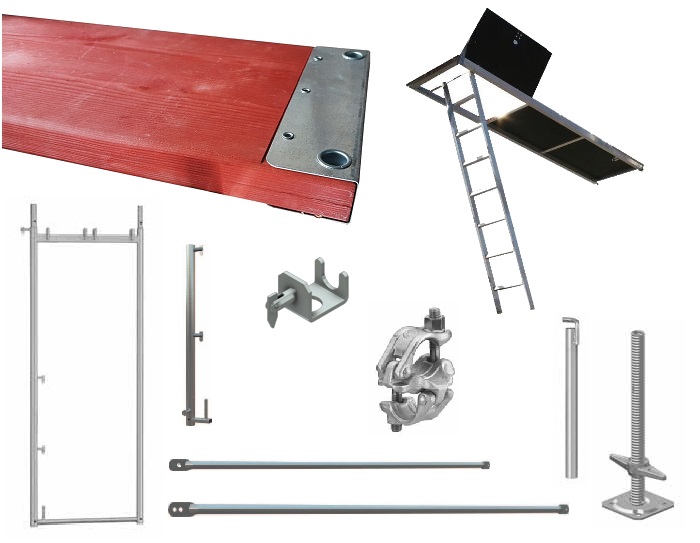 RUSZTOWANIE RUSZTOWANIA ELEWACYJNE PLETTAC 108 m² Materiał stal