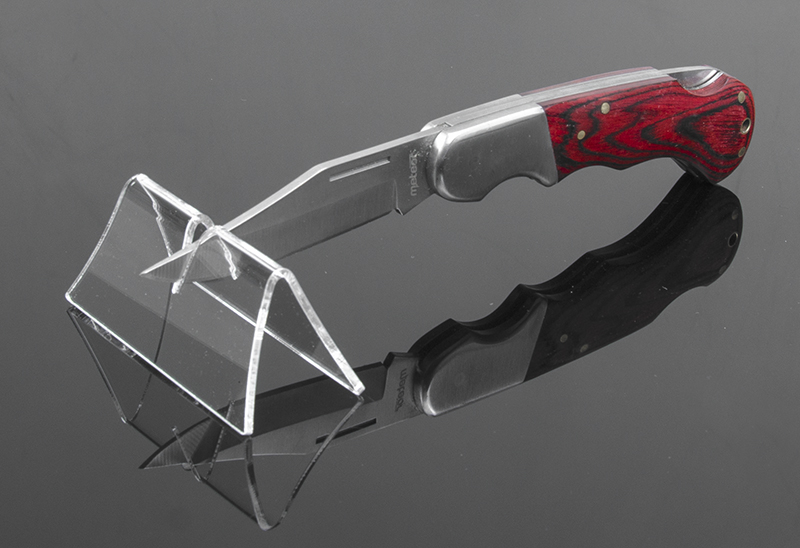 STOJAK PODSTAWKA EKSPOZYTOR z PLEXI NOŻE SCYZORYK Typ inny