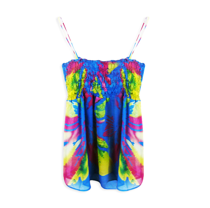 

Lefties By Zara Top Bluzka Zwiewna Kwiaty L