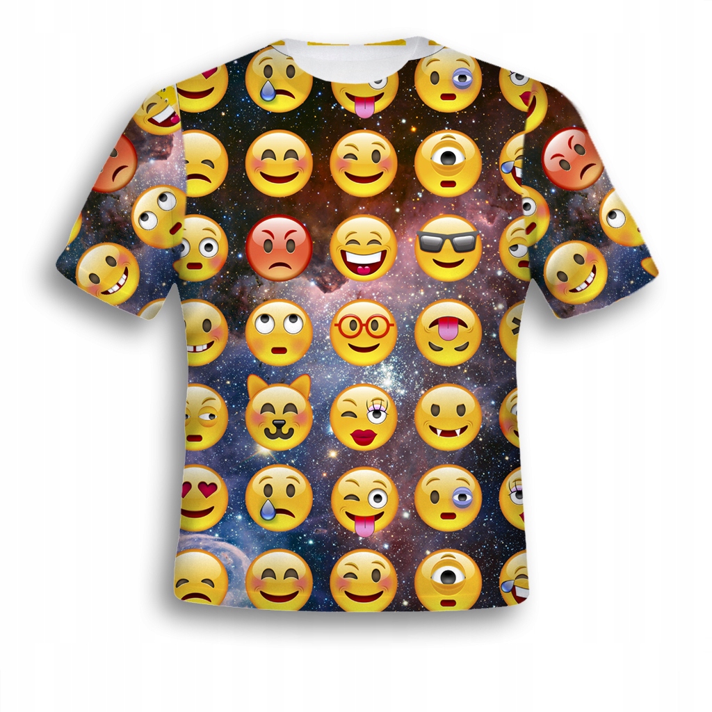 

Koszulka Full Print T-shirt Emotikon XL Fitness Pl
