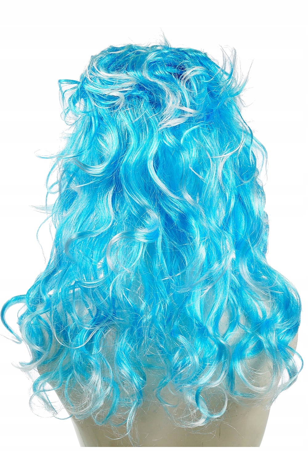 PERUKA NIEBIESKA DŁUGA LOKI KRĘCONE E0126 EMAJ Kod producenta E0126