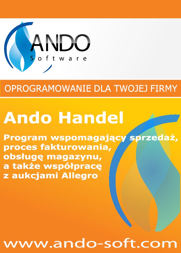 Ando Handel - program do fakturowania, magazyn ESD