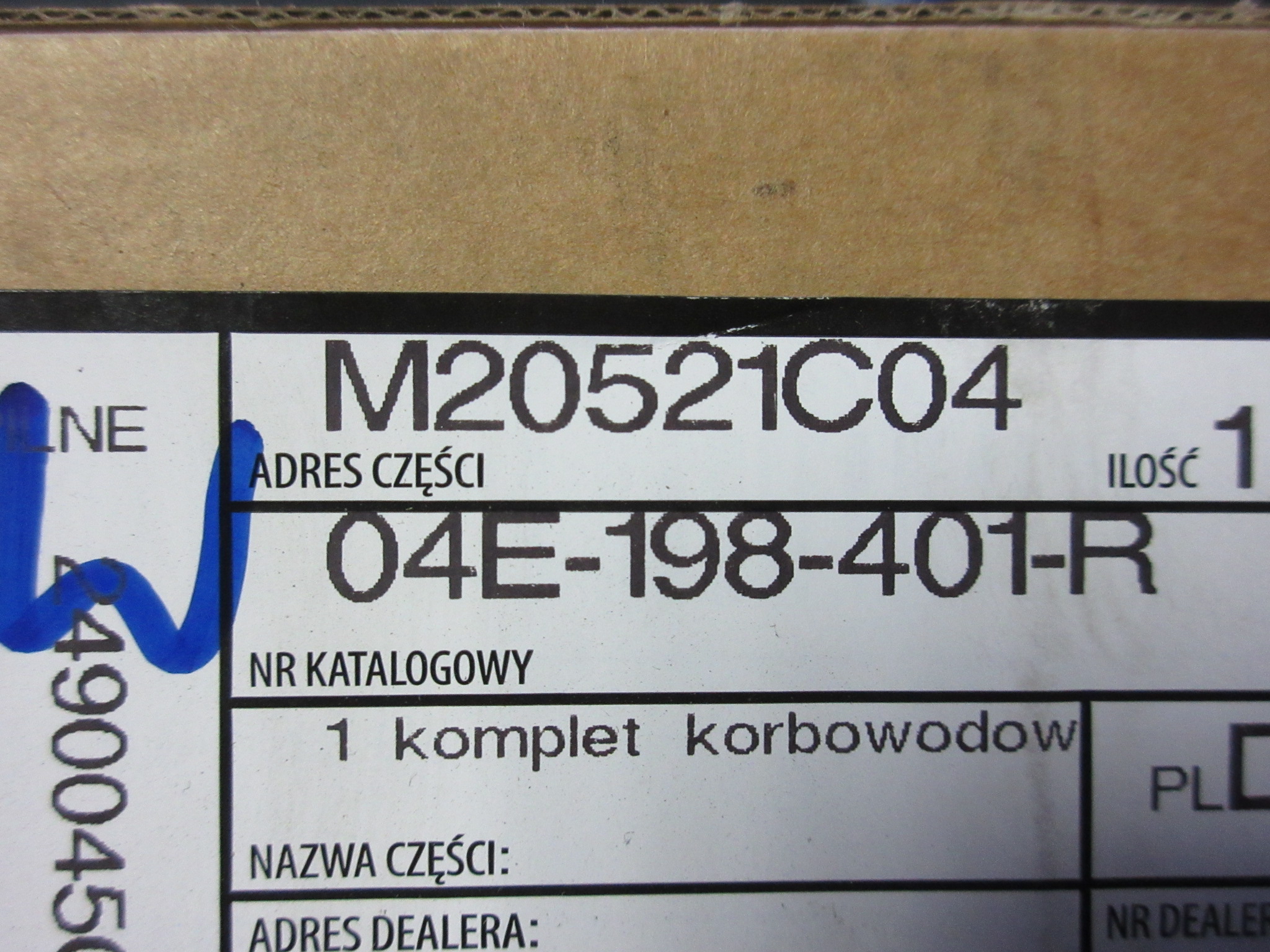 AUDI korbowody CMBA,CXSA CXSB,CPWA CZCA 04E198401D Producent części Volkswagen OE