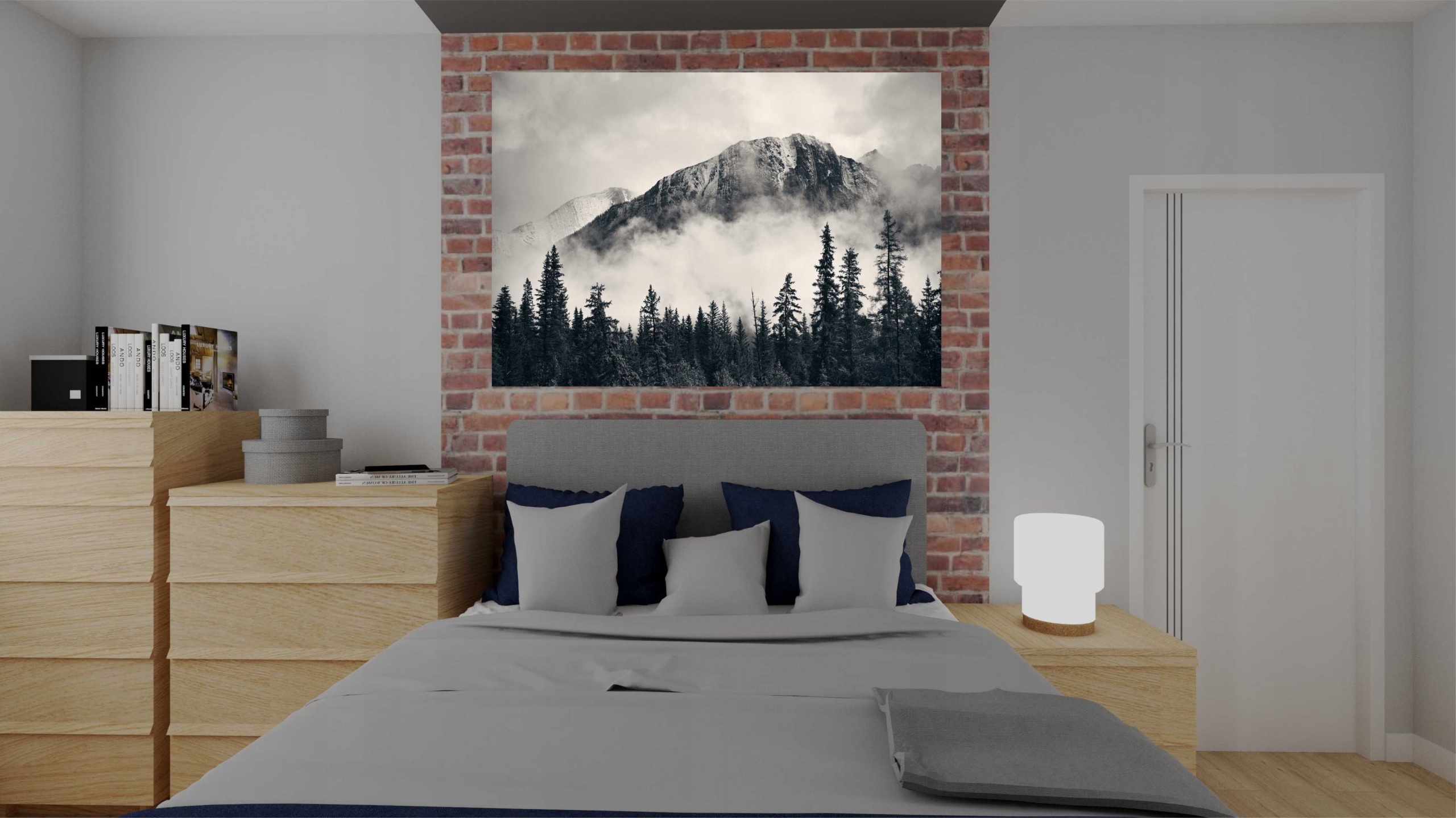 PLAKAT POSTER LAS NATURA MGŁA 70x50 MAX WYBÓR Marka EObraz