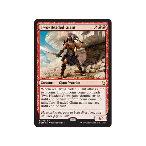 Mtg Two-Headed Giant Foil (Rare)