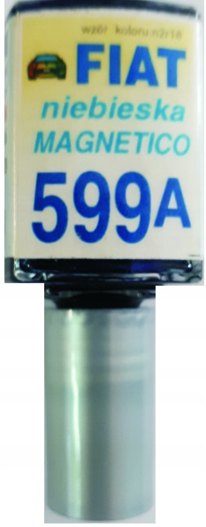

Fiat 599A Niebieska Lakier Zaprawka Do Rys