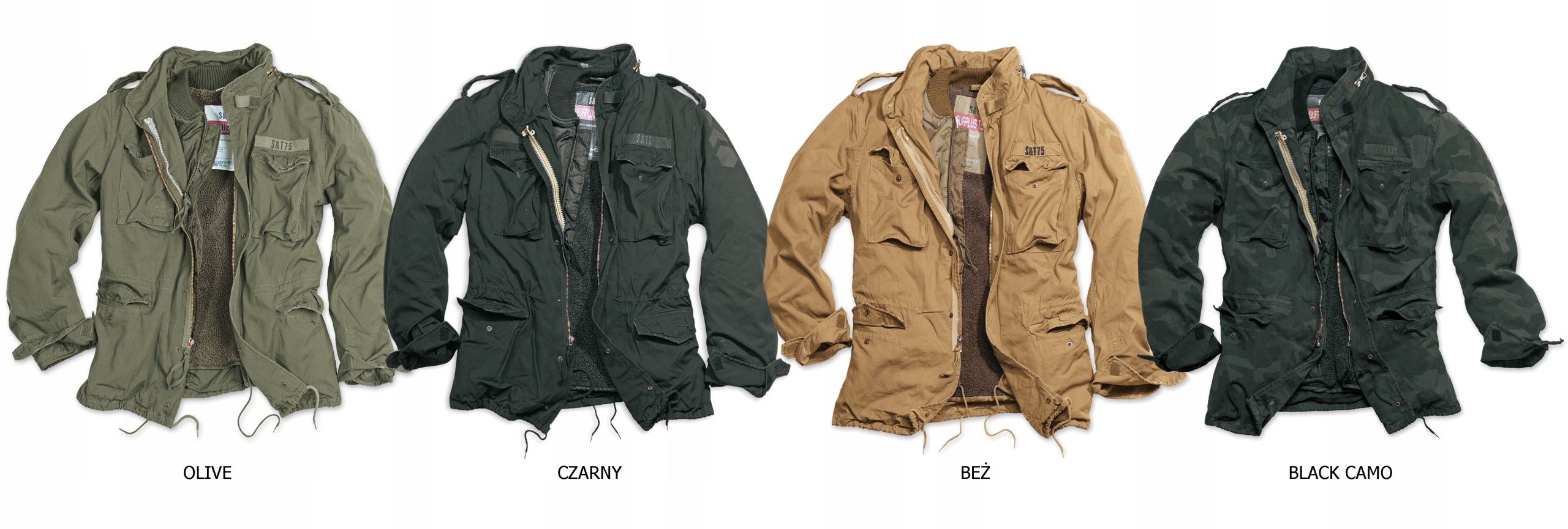 KURTKA M65 REGIMENT 3w1 PARKA ASG MORO SURPLUS L Kolor czarny