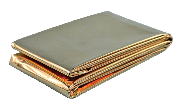 BLANKET THERMAL RESCUE FOIL SILVER-GOLD