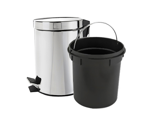 Kosz na śmieci ze stali nierdzewnej 5l Marka inna