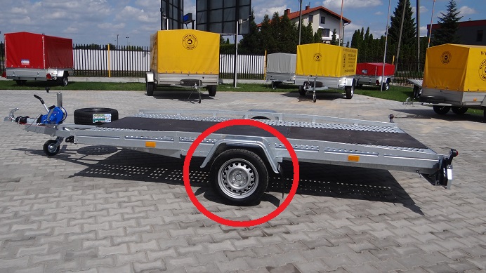 88162 - Колесо 195/50 R13 C для усиленного прицепа эвакуатора