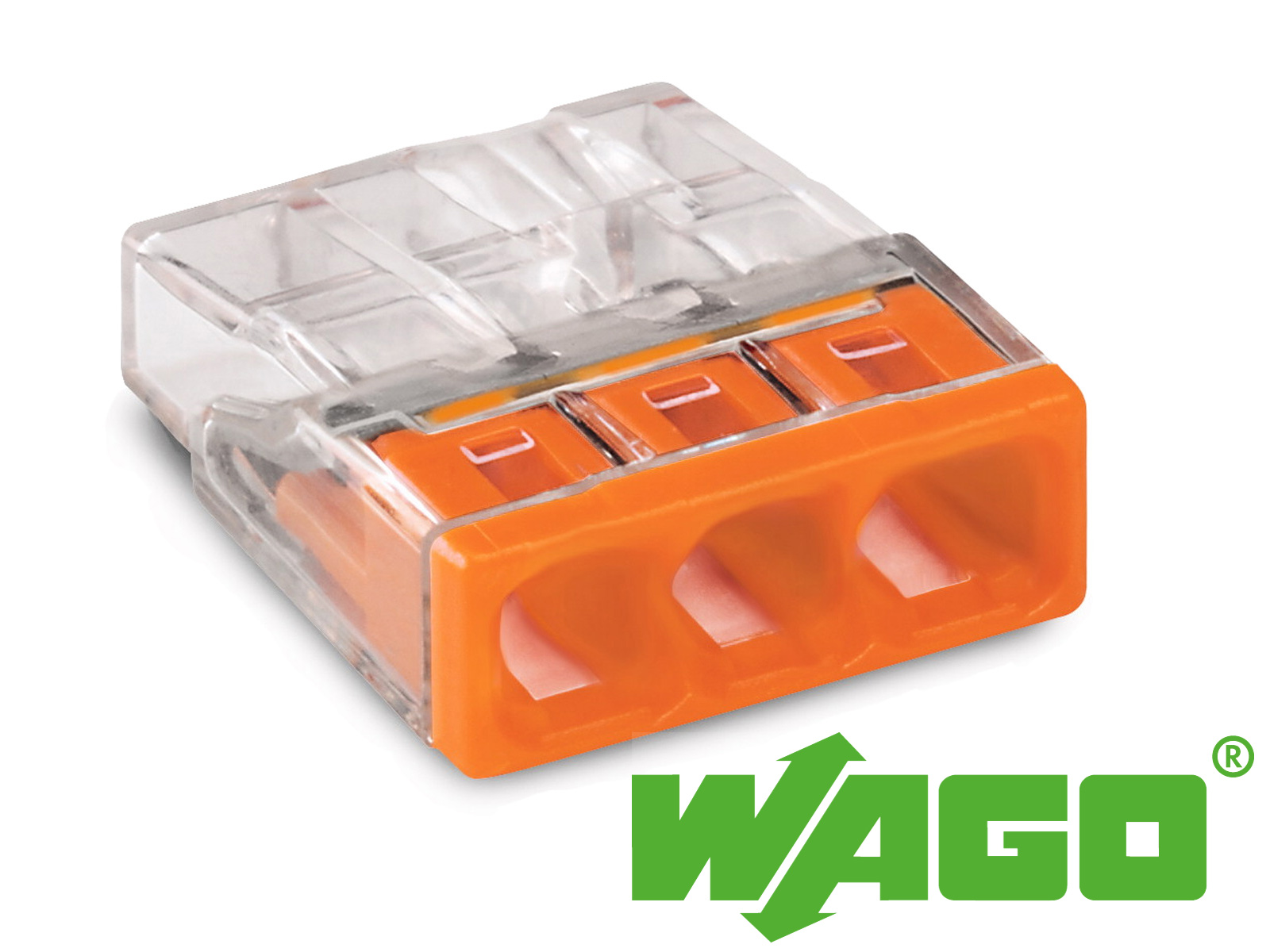 SZYBKOZŁĄCZKA WAGO NA DRUT 3x0,5-2,5mm² 100szt Kod producenta 2273-203