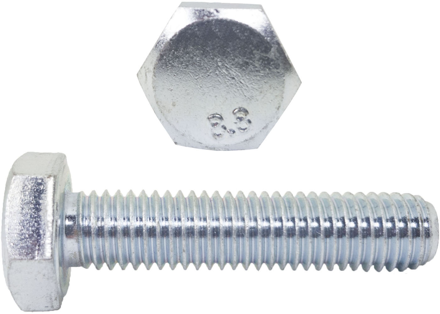 

M6x45 Śruby łeb 6-kątny 8.8 ocynk Din 933 10szt.