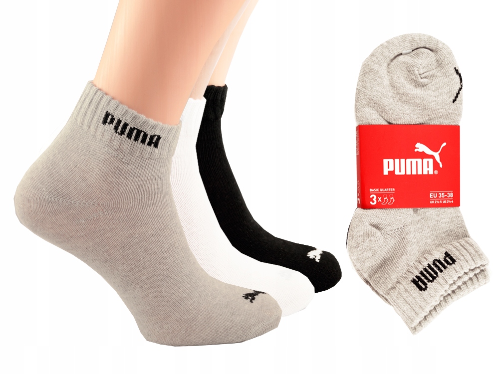 

Skarpety Puma Basic Quarter r. 35-38