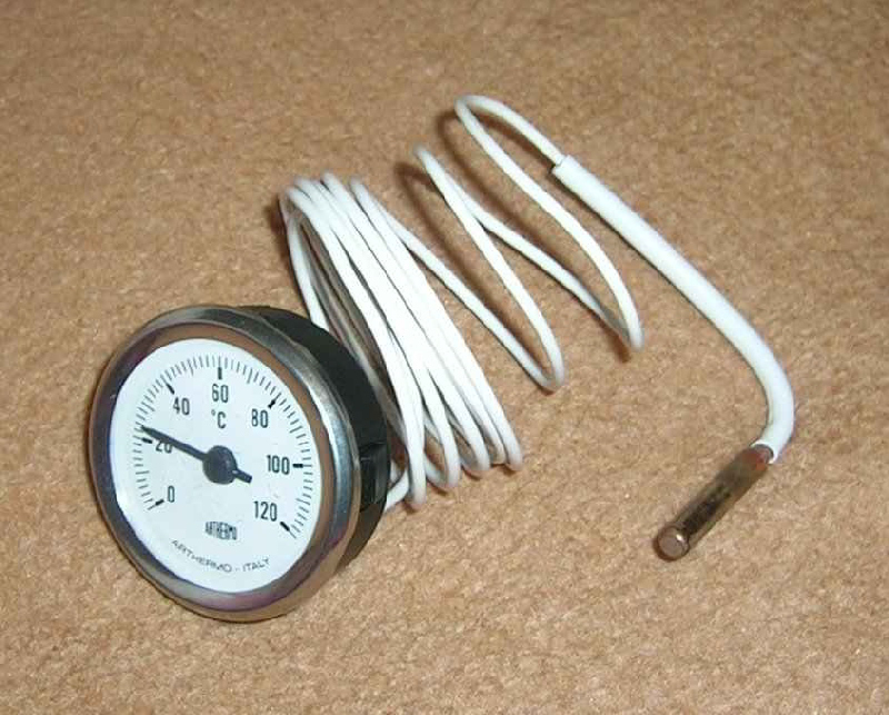 Termometr analogowy z sondą uniwers. 0+120stC Kod producenta CP82