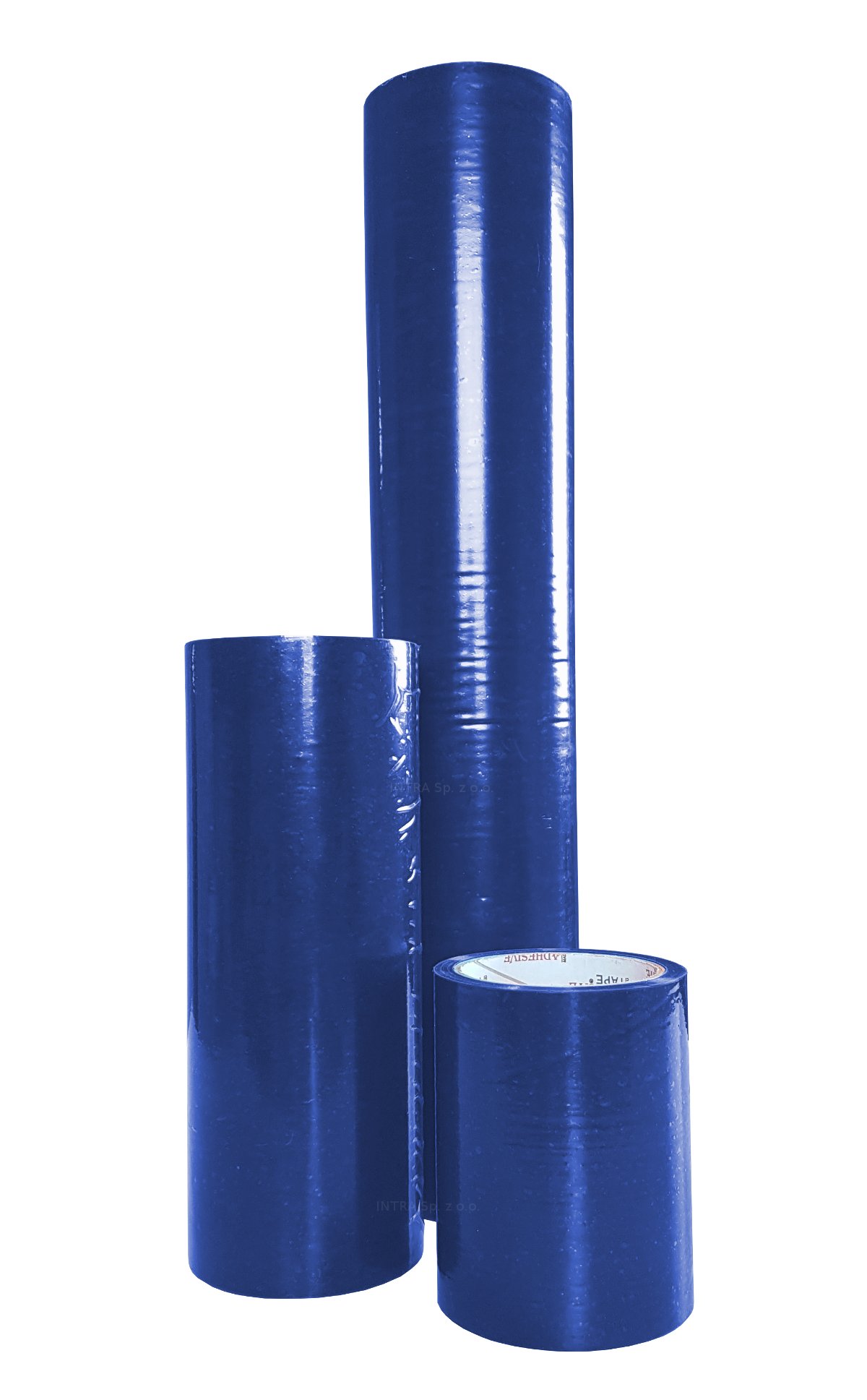FOLIA ochronna samoprzylepna 25cm/50m niebieska UV