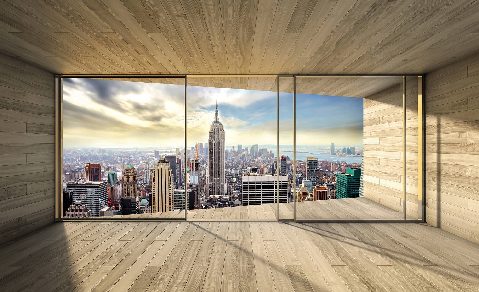 Fototapeta New York Panorama mrakodrapy architektúra 312x219 lepidlo