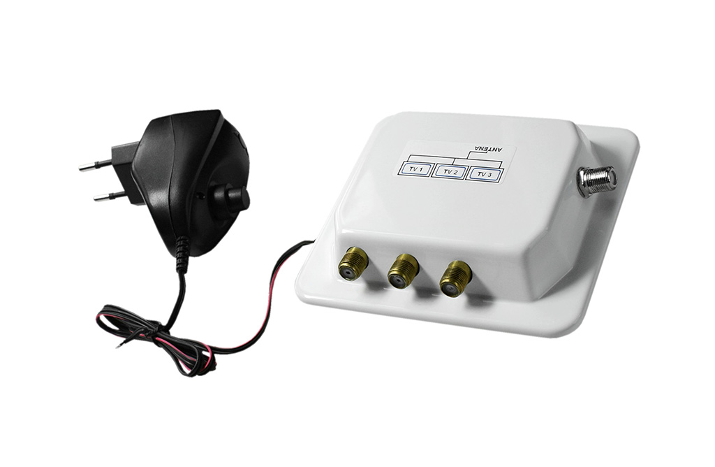 ROZDZIELACZ SYGNAŁU DVB-T2 CYFROWEGO 4K HEVC NA 3 TELEWIZORY PRODUCENT Marka Inna