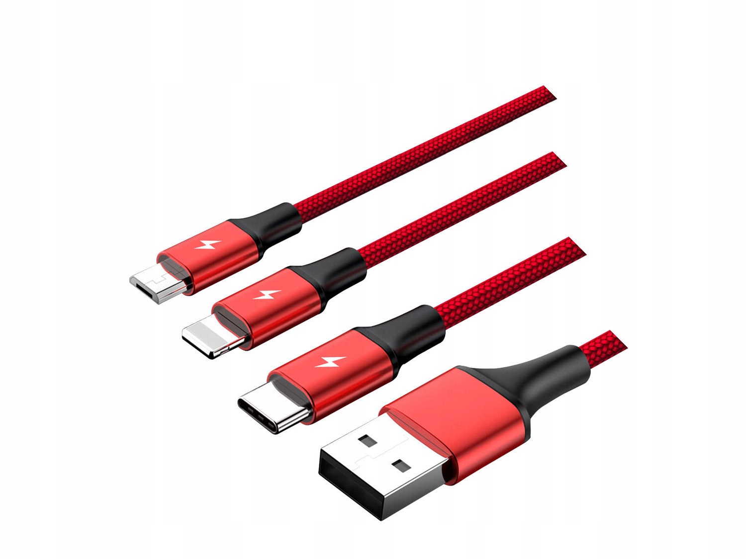 

kabel Usb 3w1 micro Usb / Lightning / Typ C Unitek