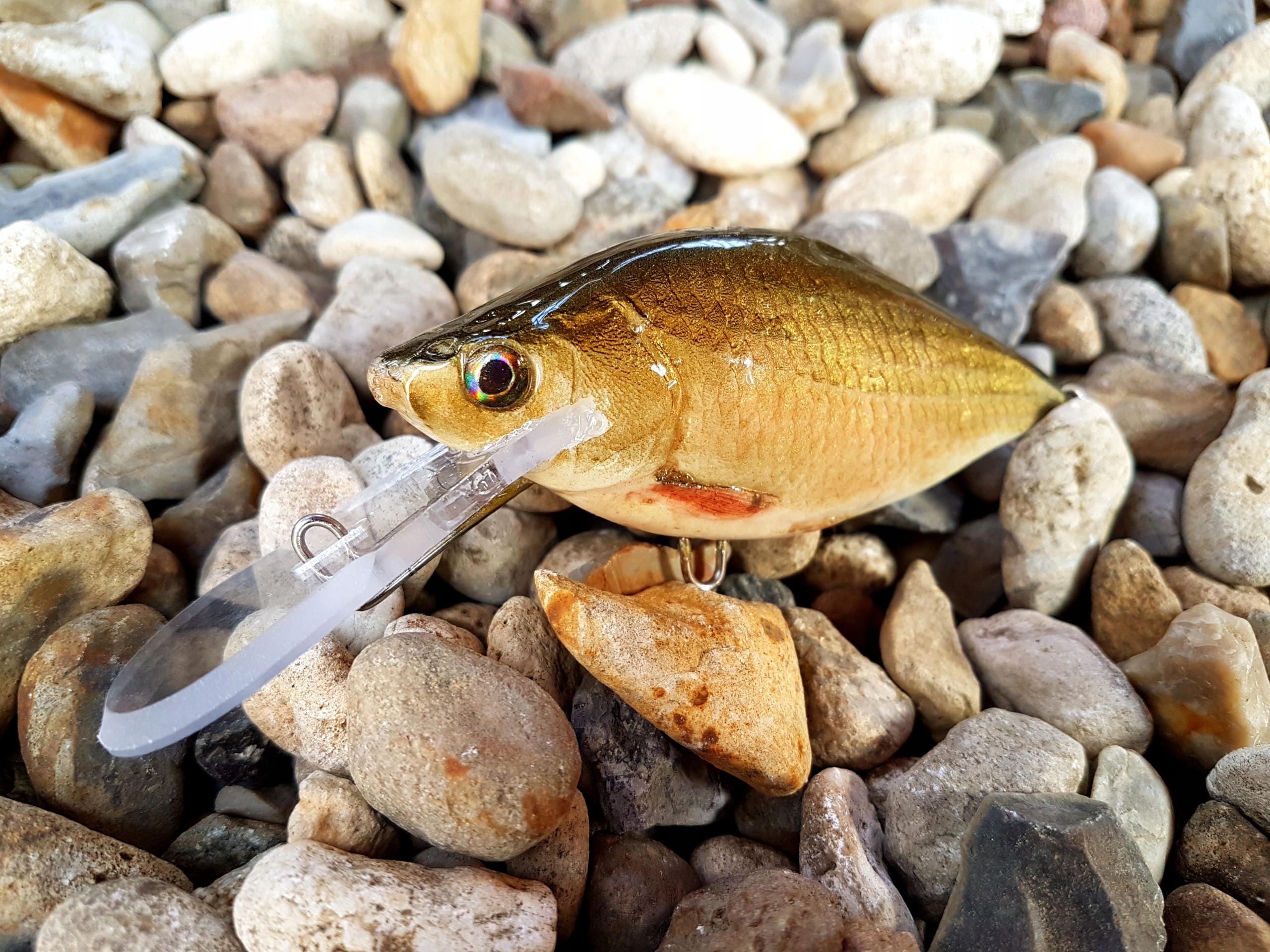 Wobler K. Słabego Karaś głęboki 8,5cm 24g złoty