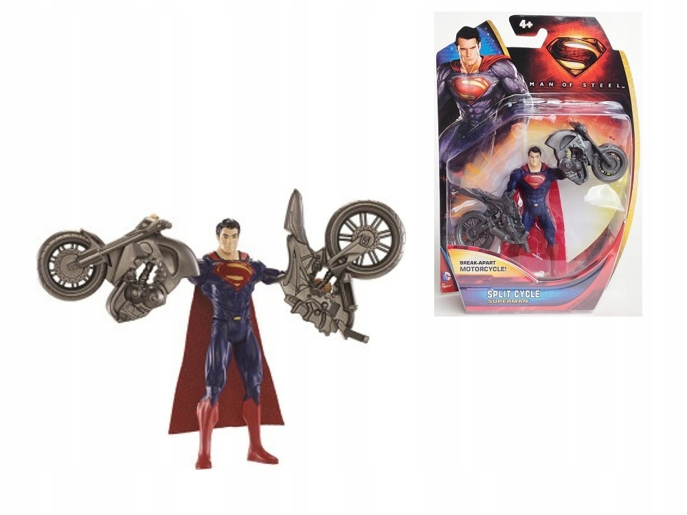 

Mattel Superman Ruchoma Figurka Split Cycle