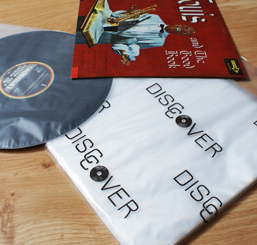 Koszulki folie koperty WEWNĘTRZNE na płyty winylowe 12" LP PÓŁOKRĄGŁE 50szt Marka Disccover