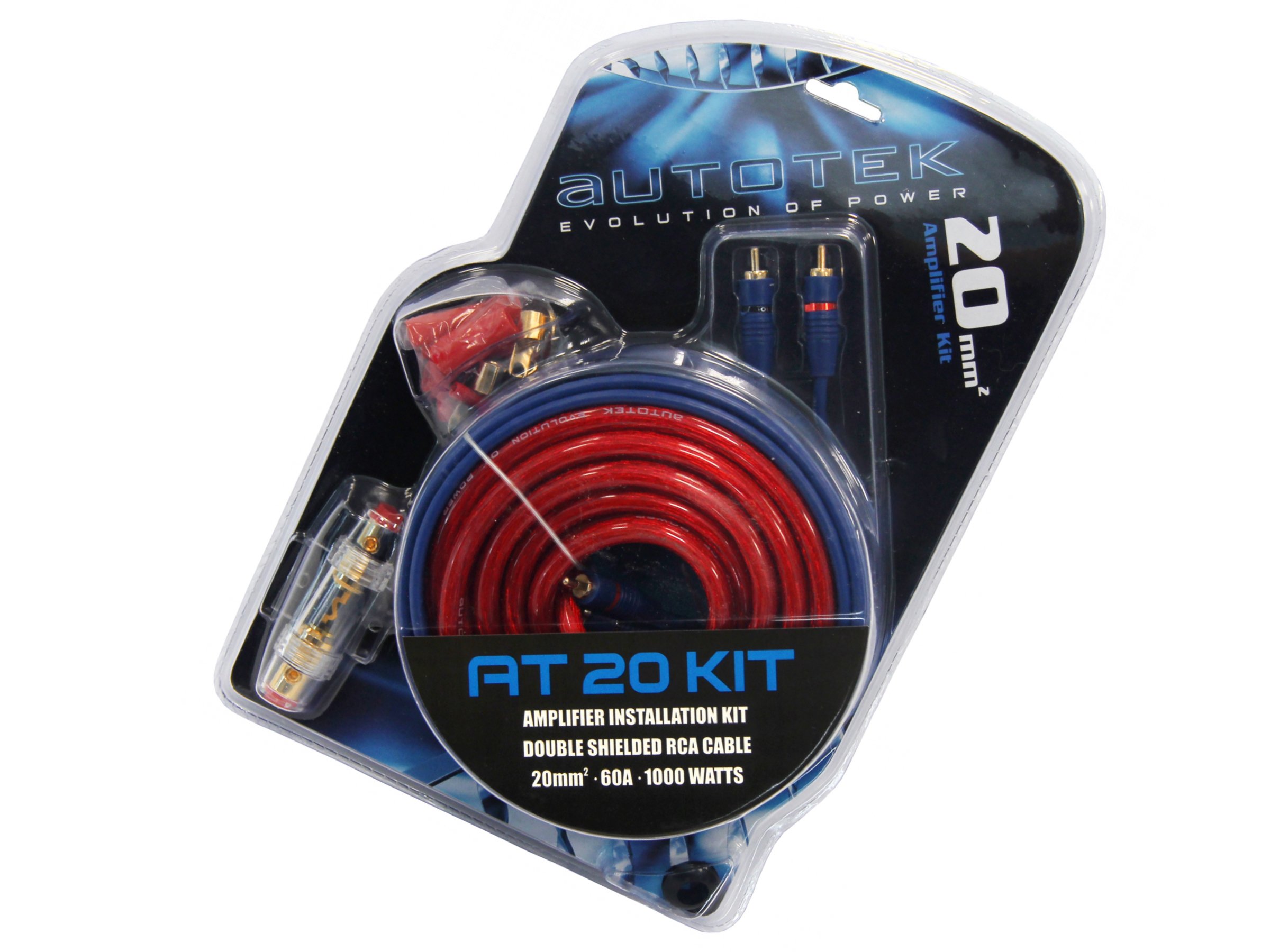 

Autotek AT20KIT zestaw kabli do wzmacniacza 20mm2