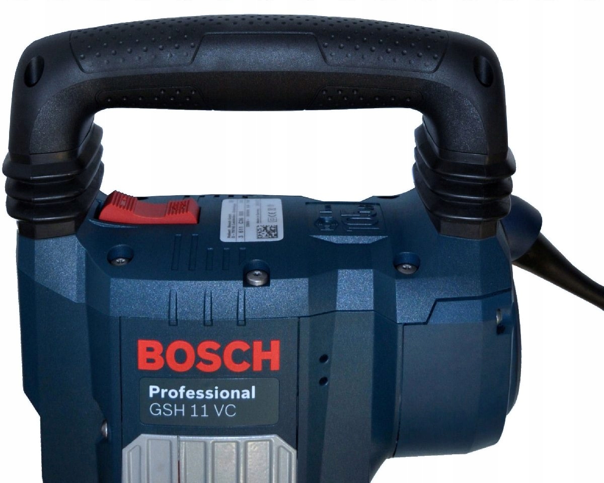 MŁOT GSH 11 VC BOSCH - SDS-MAX klasa 11kg + DŁUTA Energia udaru 23 J