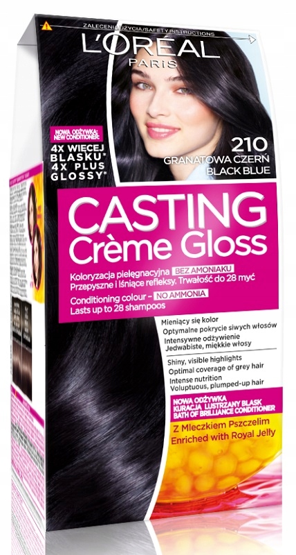 

L'Oreal Casting farba Creme Gloss 210 czerń