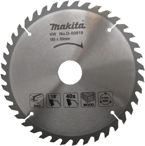 

Makita D-03919 Tarcza Do Drewna 185X30 40Z