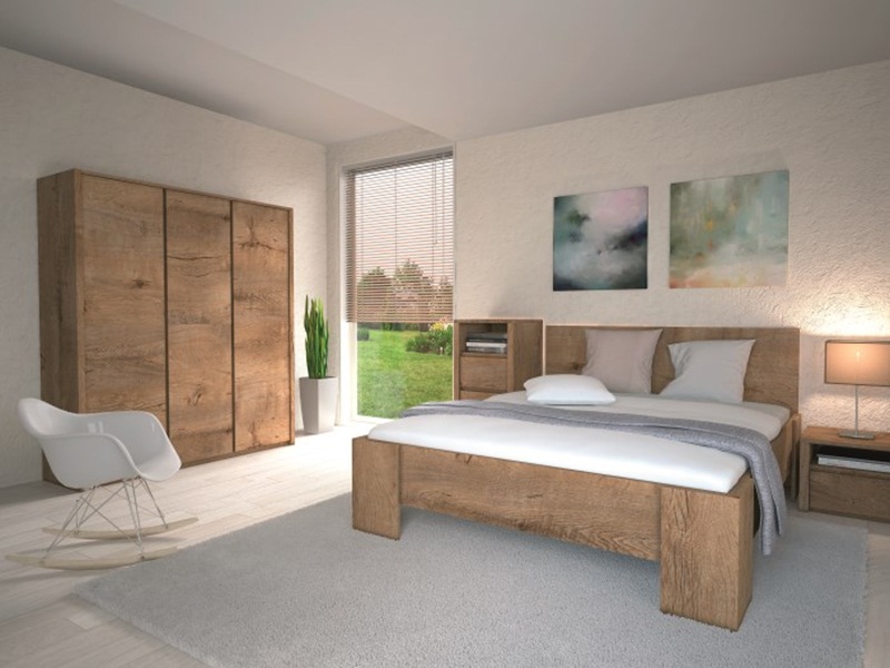 NOWOCZESNA KOMODA MONTANA KS3 DĄB LEFKAS+ GRATIS! Marka Gała Meble