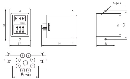 Przekaźnik czasowy zwłoczny Timer ASY-3D 230V AC EAN (GTIN) 3593150000169