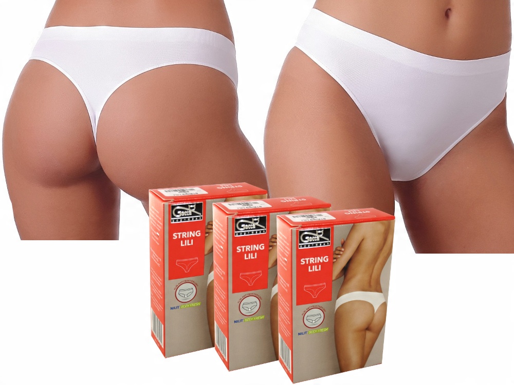 

Gatta majtki Stringi bezszwowe LILI 3szt XL
