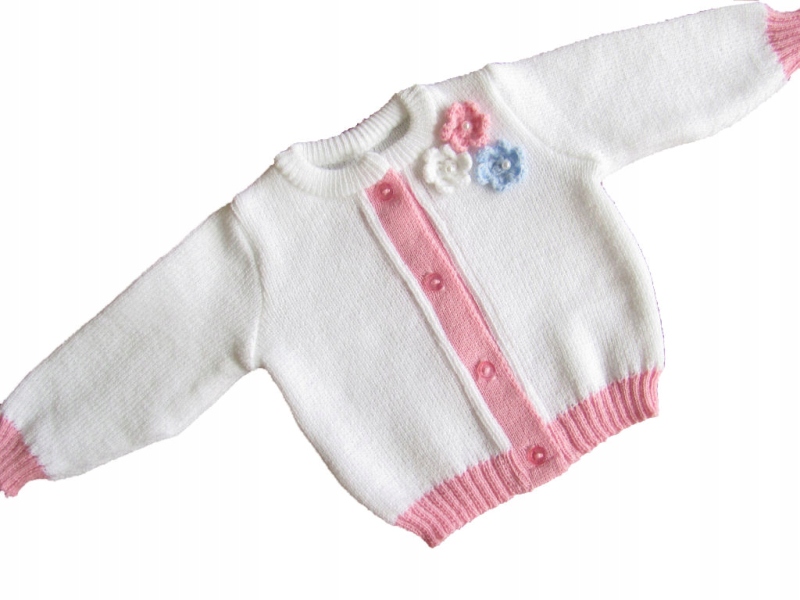 SWETEREK sweter 3 KWIATUSZKI ***77 kolorów*** 134 Rozmiar 134