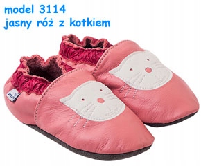 PAPUTKI KAPCIE BUCIKI SKÓRZANE SKÓRA PAPCIE 3114-L Długość wkładki wew. 15 cm