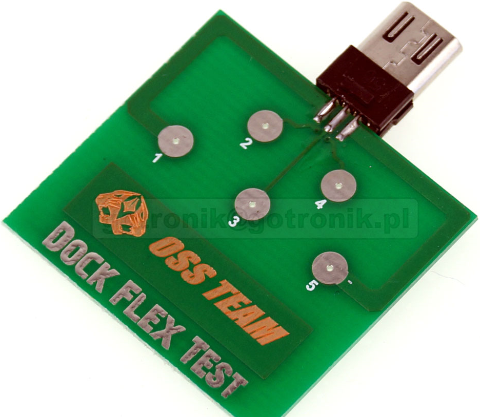 

Dock Flex Test płytka z wtykiem microUSB___BTE-649