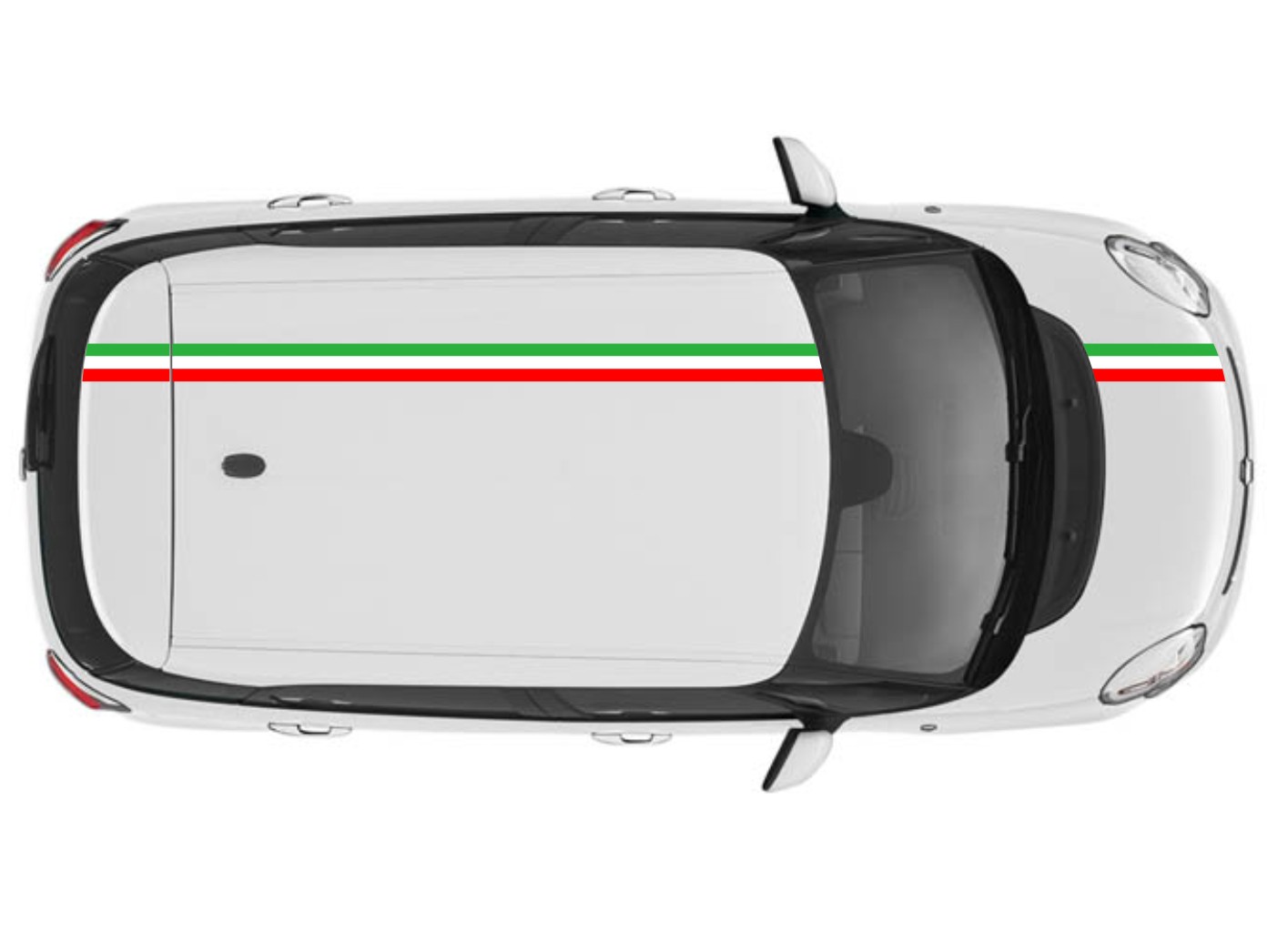 

Trójkolorowe Pasy Fiat, Alfa Romeo 15x400 cm