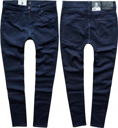 LEE CAIN jeansy rurki stretch EASY RINSE W30 L32 Zapięcie zamek