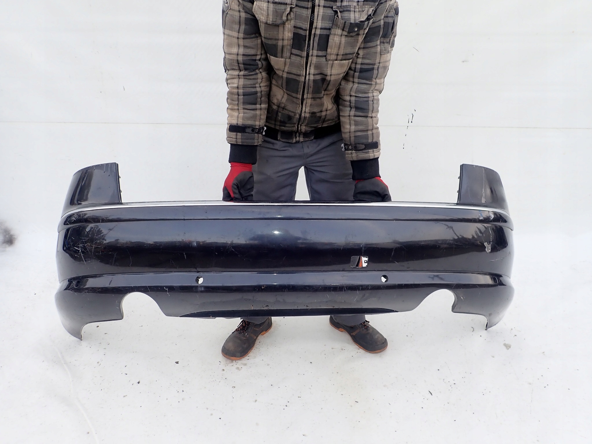 AUDI A8 D3 02-09 bumper rear part rear PDC