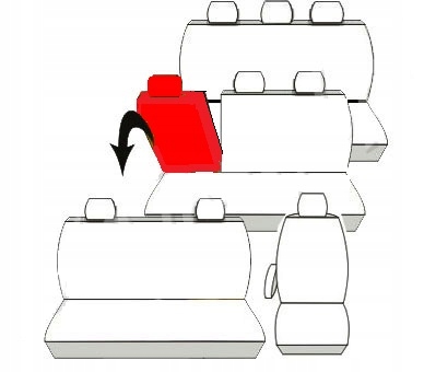 Pokrowce OPEL VIVARO RENAULT TRAFIC 8 9 OSOB Model VIVARO TRAFIC 9 osob od 2001 2014r