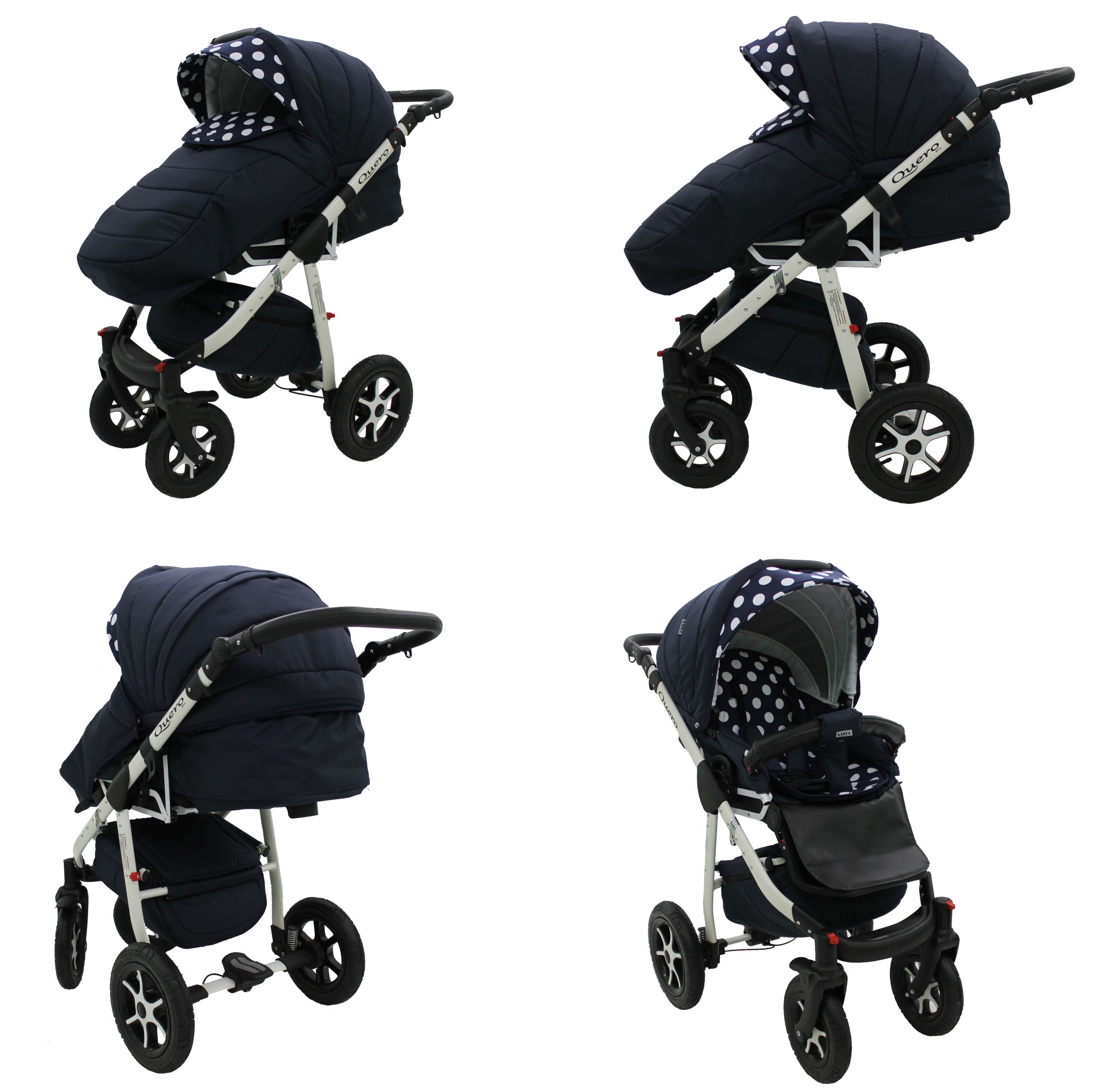 NOWOŚĆ QUERO alu WÓZEK DZIECIĘCY 3W1 KAREX PARASOL Marka Karex
