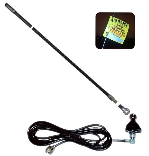 ANTENA CB SIRIO FLEX LOG 4 DV GLOWKA PRZEWOD 6m Antenna manufacturer Sirio