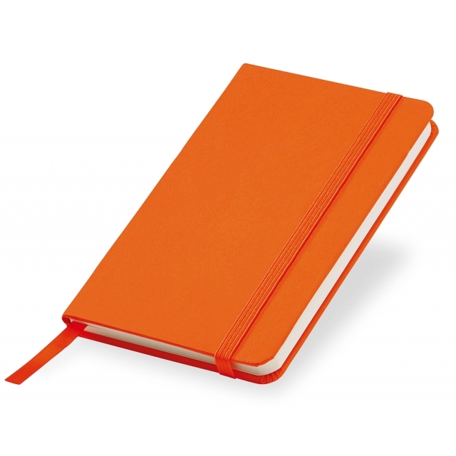 ОЧАРОВАТЕЛЬНЫЙ БЛОКНОТ А6, КОЖЗАМ 80 ЛИСТОВ ОРАНЖЕВЫЙ
