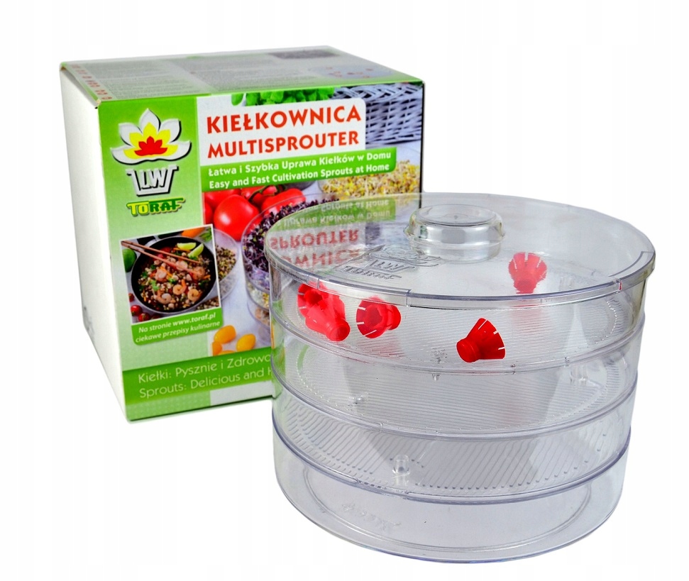 

Kiełkownica 3 Szalki Nasiona na kiełki Gratis!