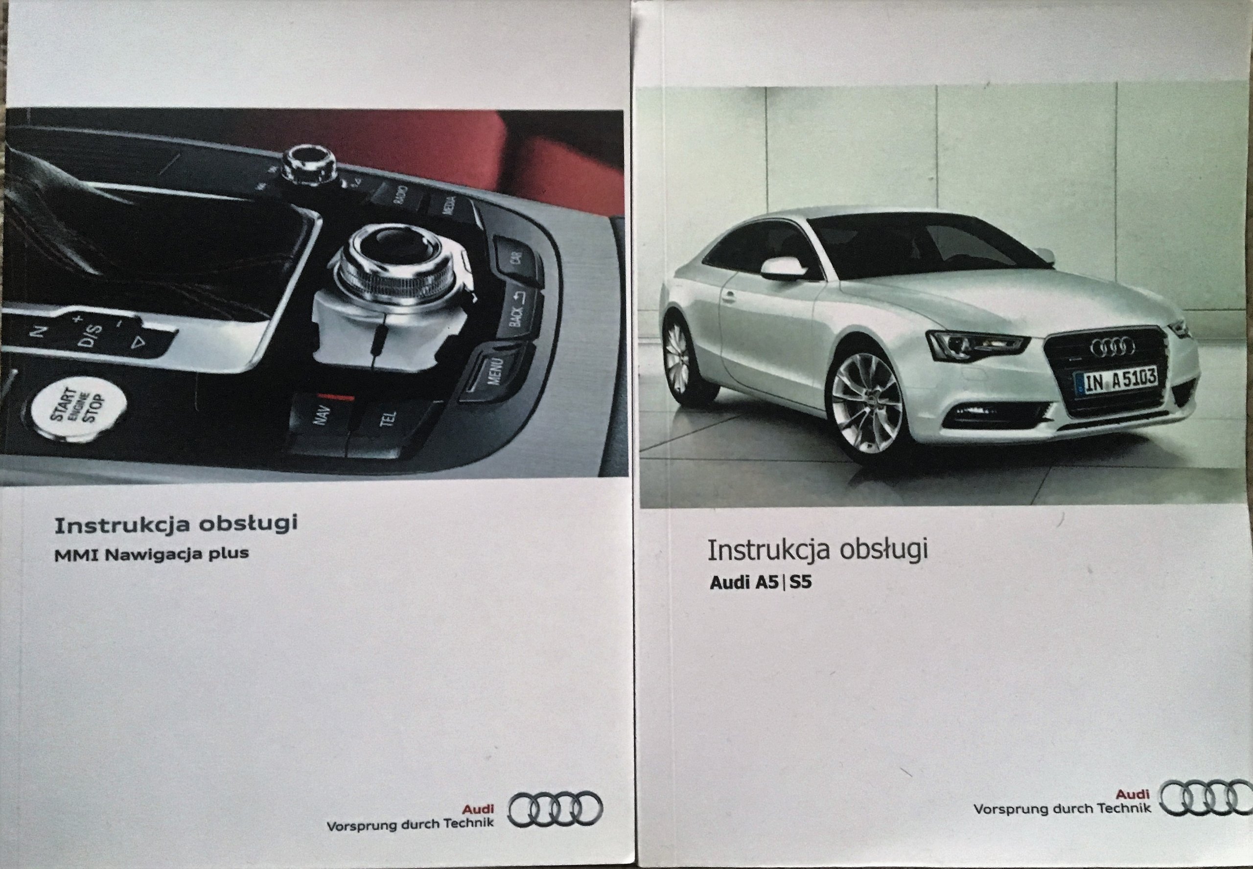 Audi A5 S5 coupe sportback 2011-2016 instrukcja obsługi+MMI radio nawigacja